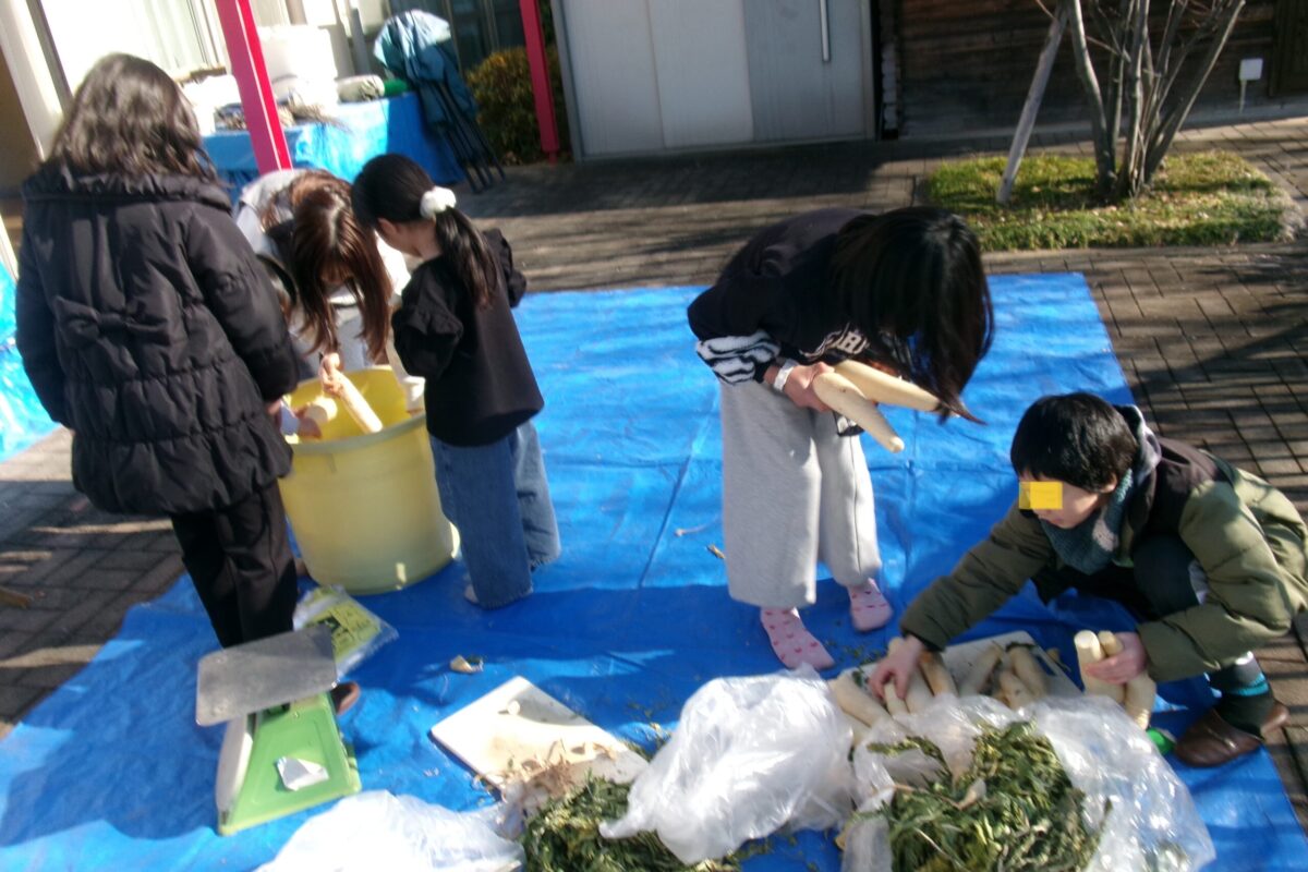 沢庵を漬けました